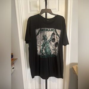 Metallica T-Shirt Men's  Justice For All Metal Band Tee VTG Design